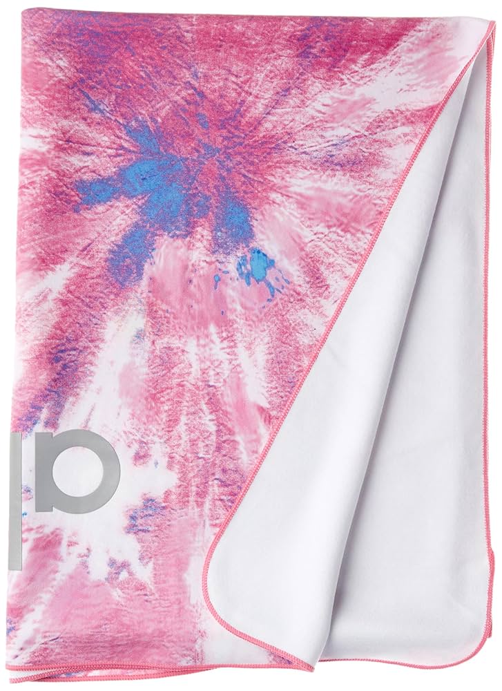 Alo Yoga Grounded No-Slip Towel, Pink Tie Dye, One Size